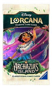 Disney Lorcana Archazias Island Booster Avulso 12un Cards Inglês