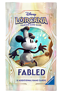 Disney Lorcana Fabled Booster Avulso 12un Cartas EN