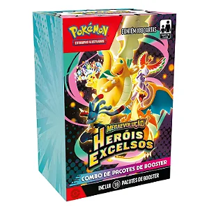 Combo de Booster Pokémon ME02.5 Heróis Excelsos
