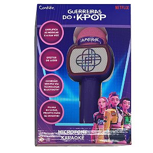 Microfone Musical com Bluetooth Guerreiras do K-Pop