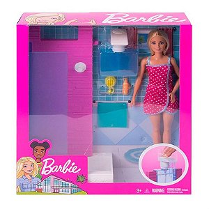 Boneca Barbie Fashion Dia de Praia Com Acessórios - Blanc Toys