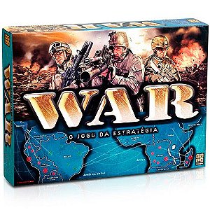 Jogo de Tabuleiro - War 50 Anos - 3 a 6 Jogadores - Grow - Jogos
