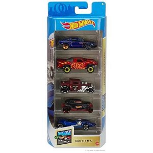 Carrinhos Hot Wheels Com 5 Unidades (Sortido) - Mattel em Promoção