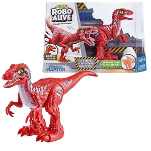 Robo Alive Dinossauro Raptor Furioso