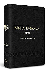 Bíblia Sagrada | NVI Letra Gigante | Luxo Preta