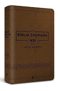 Bíblia Sagrada | NVI Letra Gigante | Luxo Marron
