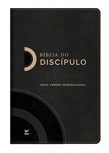 Bíblia do discípulo - NVI - luxo preta