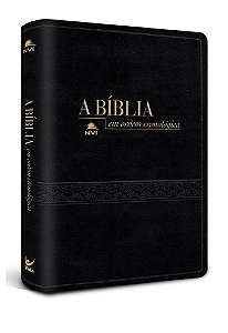 Bíblia em Ordem Cronológica - Luxo Preta