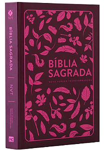 Bíblia Sagrada NVT –  Folhas Pink