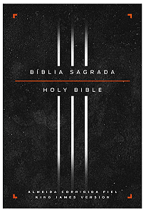 Bíblia Bilíngue, Português/Inglês, ACF/KJV, Capa Dura