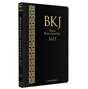 BÍBLIA KING JAMES 1611 ULTRAFINA AMPLIADA - CAPA PRETA