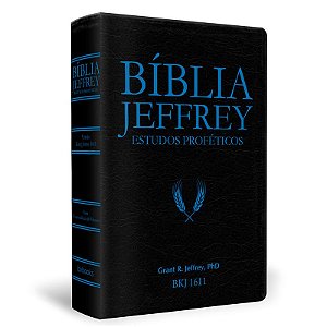 Bíblia Jeffrey de Estudos Proféticos - Luxo Azul