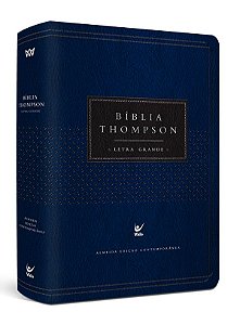 Bíblia Thompson - Letra Grande - Azul e Preta