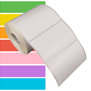 Etiqueta adesiva 85x50mm 8,5x5cm BOPP p/ congelados p/ Zebra Argox Elgin - Rolo c/ 566 (30m)