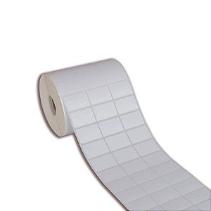 Etiqueta 33x22mm (3 colunas) Térmica adesiva (não precisa de ribbon) para impressora térmica direta - Rolo com 3750 (30m)