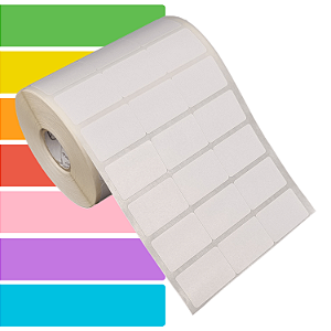 Etiqueta adesiva 33x21mm 3,3x2,1cm (3 colunas s/ espaçamento) BOPP p/ congelados Zebra Argox Elgin Rolo c/ 30m