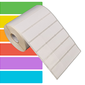Etiqueta adesiva 34x23mm 3,4x2,3cm (3 colunas) Térmica (impressão s/ ribbon) impressora térmica direta Rolo 30m