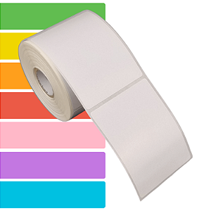 Etiqueta adesiva 60x80mm 6x8cm Térmica (impressão sem ribbon) p/ impressora térmica direta - Rolo c/ 361 (30m)