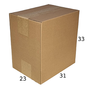 Caixa de papelão CX36 - 31 x 23 x 33 cm (25 unidades)