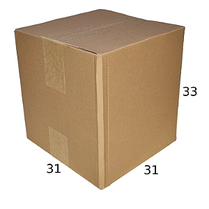 Caixa de papelão CX48 - 31 x 31 x 33 cm (25 unidades)
