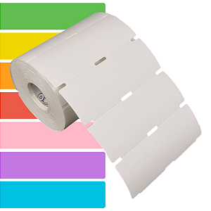 Etiqueta Gôndola adesiva 105x40mm 10,5x4cm Térmica Gap universal (impressão sem ribbon) - Rolo c/ 750 (30m)