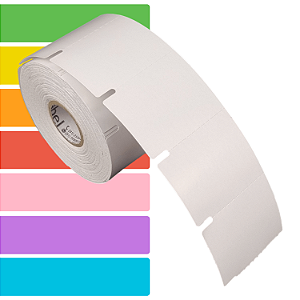 Etiqueta Gôndola 50x40mm 5x4cm Couche cartão Gap lateral p/ Zebra Argox Elgin - Rolo c/ 750 (30m)