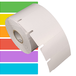 Etiqueta Gôndola adesiva 60x30mm 6x3cm Térmica Gap lateral (impressão sem ribbon) - Rolo c/ 1000 (30m)