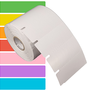 Etiqueta Gôndola adesiva 70x30mm 7x3cm Couche Gap lateral p/ Zebra Argox Elgin - Rolo c/ 1000 (30m)