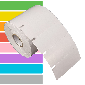 Etiqueta Gôndola adesiva 70x30mm 7x3cm Couche Gap lateral p/ Zebra Argox Elgin - Rolo c/ 1000 (30m)