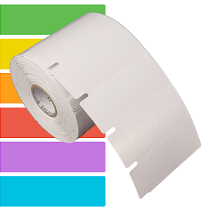 Etiqueta Gôndola adesiva 70x30mm 7x3cm Térmica Gap lateral (impressão sem ribbon) - Rolo c/ 1000 (30m)