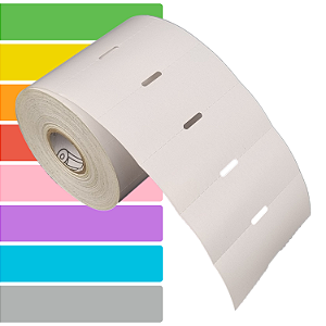 Etiqueta Gôndola adesiva 80x30mm 8x3cm Couche Gap central p/ Zebra Elgin - Rolo c/ 1000 (30m)