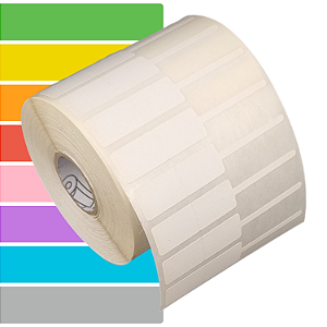 Etiqueta adesiva de jóias e óculos 75x13mm (alça direita) Térmica (impressão sem ribbon) - Rolo c/ 1875 (30m)