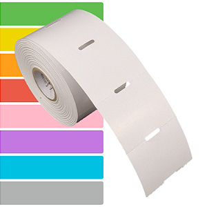 Etiqueta Gôndola adesiva 50x40mm 5x4cm Couche Gap central p/ Zebra Elgin - Rolo c/ 750 (30m)