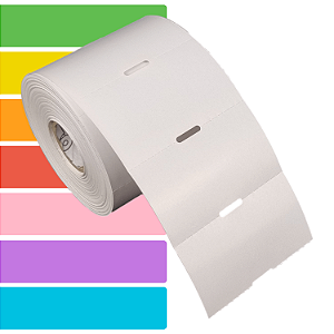 Etiqueta Gôndola adesiva 70x40mm 7x4cm Couche Gap central p/ Zebra Elgin - Rolo c/ 750 (30m)