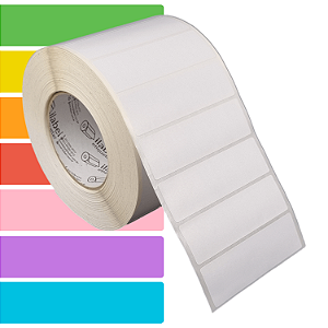 Etiqueta adesiva 100x30mm 10x3cm BOPP p/ congelados Zebra ZT230 S4M ZT410 Rolo c/ 2727 (90m) Tubete 3 polegadas