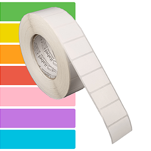 Etiqueta adesiva 40x25mm 4x2,5cm (1 coluna) BOPP p/ congelados Zebra ZT230 S4M - Rolo c/ 90m Tubete 3 polegadas