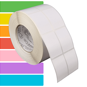 Etiqueta adesiva 40x60mm 4x6cm (2 colunas) BOPP p/ Zebra ZT230 S4M ZT410 Rolo c/ 2856 (90m) Tubete 3 polegadas