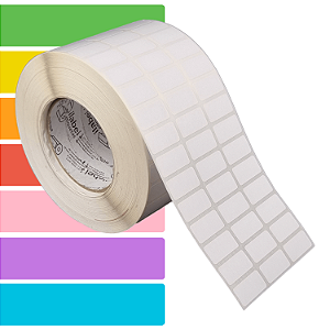 Etiqueta adesiva 30x15mm 3x1,5cm (3 colunas) Térmica (impressão sem ribbon) - Rolo c/ 90m Tubete 3 polegadas