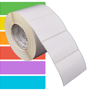 Etiqueta adesiva 95x60mm 9,5x6cm Térmica (impressão sem ribbon) - Rolo c/ 1428 (90m) Tubete 3 polegadas