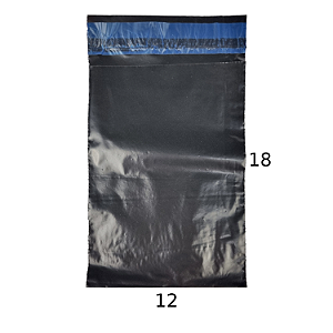Envelope plástico 12cm x 18cm de segurança para envio e-commerce marketplace - 250 unidades
