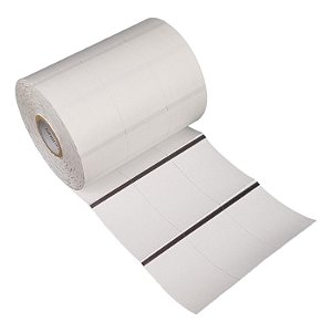 Etiqueta de composição têxtil lavável 33x55mm 3,3x5,5cm (3 colunas) Nylon resinado p/ Zebra Argox - Rolo c/ 2178 (40m)