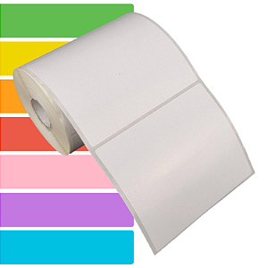 Etiqueta adesiva 100x85mm 10x8,5cm BOPP p/ Zebra Argox Elgin - Rolo c/ 341 (30m)