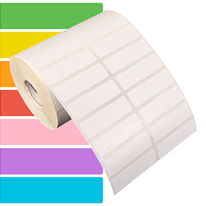 Etiqueta adesiva 50x15mm 5x1,5cm (2 colunas) BOPP p/ congelados p/ Zebra Argox Elgin - Rolo c/ 3332 (30m)