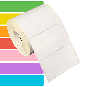 Etiqueta adesiva 70x40mm 7x4cm BOPP p/ Zebra Argox Elgin - Rolo c/ 698 (30m)