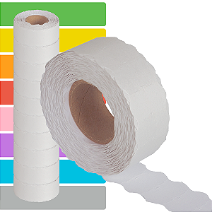 Etiqueta refil Etiquetadora Westman W-06 (22x12mm ondulada) - 10 rolos com 1000