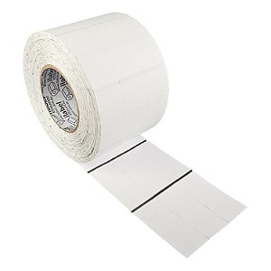 Etiqueta de composição têxtil lavável 33x75mm 3,3x7,5cm (3 colunas) Nylon resinado p/ Zebra Argox - Rolo c/ 4800 (120m)