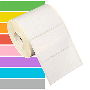 Etiqueta adesiva 70x40mm 7x4cm Couche REMOVÍVEL p/ Zebra Argox Elgin - Rolo c/ 698 (30m)