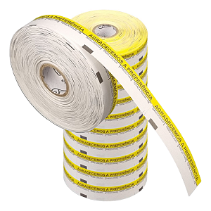 Etiqueta Agradecemos a preferência 18x69mm 18x70mm para Balança - 10 rolos com 696 (48m)