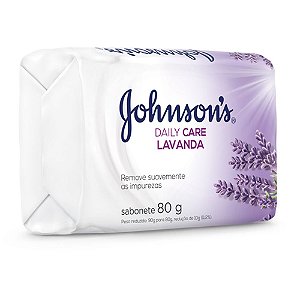 Sabonete Johnson's Daily Care Lavanda 80gr Com 12 Unidades