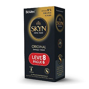 Preservativo Skyn Original - Leve 08 Pague 06 Unidades